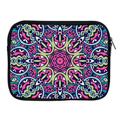 Cold Colors Mandala   Apple Ipad 2/3/4 Zipper Cases by ConteMonfrey