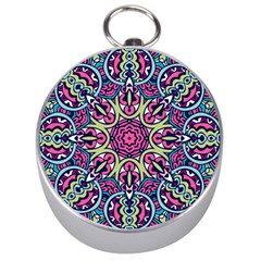 Cold Colors Mandala   Silver Compasses by ConteMonfrey