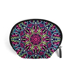 Cold Colors Mandala   Accessory Pouch (small) by ConteMonfrey