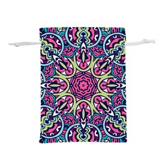 Cold Colors Mandala   Lightweight Drawstring Pouch (s) by ConteMonfrey