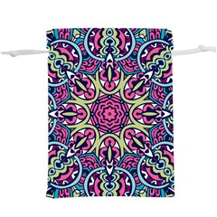 Cold Colors Mandala    Lightweight Drawstring Pouch (xl) by ConteMonfrey