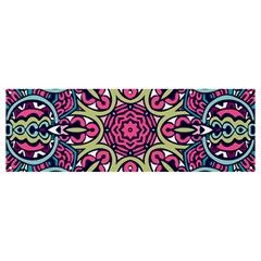 Cold Colors Mandala   Banner And Sign 12  X 4 