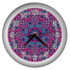 Good Vibes Brain Wall Clock (silver) by ConteMonfrey