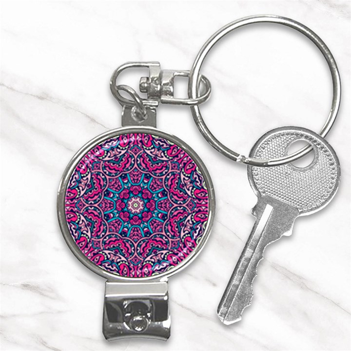 Good Vibes Brain Nail Clippers Key Chain