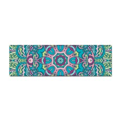 Green, Blue And Pink Mandala  Sticker Bumper (100 Pack) by ConteMonfrey