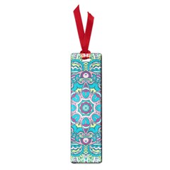 Green, Blue And Pink Mandala  Small Book Marks by ConteMonfrey