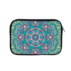 Green, Blue And Pink Mandala  Apple Macbook Pro 15  Zipper Case by ConteMonfrey