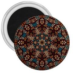 Vintage Vibes Mandala  3  Magnets by ConteMonfrey