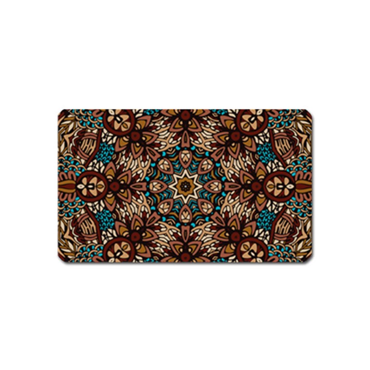 Vintage Vibes Mandala  Magnet (Name Card)