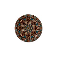 Vintage Vibes Mandala  Golf Ball Marker by ConteMonfrey