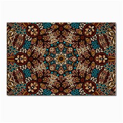 Vintage Vibes Mandala  Postcard 4 x 6  (pkg Of 10) by ConteMonfrey