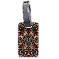 Vintage Vibes Mandala  Luggage Tag (two Sides) by ConteMonfrey