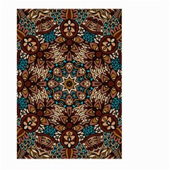 Vintage Vibes Mandala  Large Garden Flag (two Sides) by ConteMonfrey