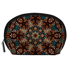 Vintage Vibes Mandala  Accessory Pouch (large) by ConteMonfrey