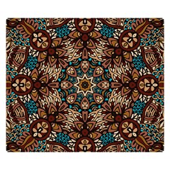 Vintage Vibes Mandala  Double Sided Flano Blanket (small)  by ConteMonfrey