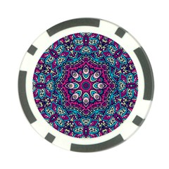 Purple, Blue And Pink Eyes Poker Chip Card Guard (10 Pack) by ConteMonfrey