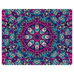 Purple, Blue And Pink Eyes Double Sided Flano Blanket (Medium)  60 x50  Blanket Front