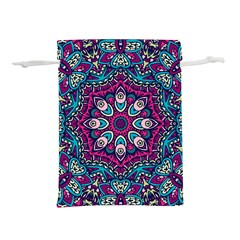 Purple, Blue And Pink Eyes Lightweight Drawstring Pouch (s) by ConteMonfrey