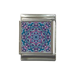 Mandala Flowers  Italian Charm (13mm)