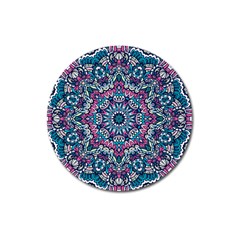 Mandala Flowers  Magnet 3  (round) by ConteMonfrey