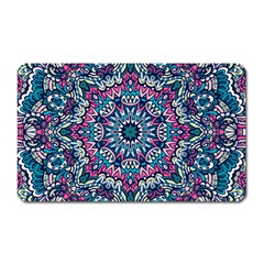 Mandala Flowers  Magnet (rectangular) by ConteMonfrey