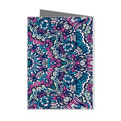 Mandala Flowers  Mini Greeting Cards (pkg Of 8)