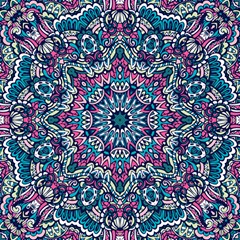 Mandala Flowers  Play Mat (square)