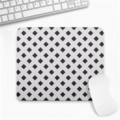 Spades Black And White Large Mousepad by ConteMonfrey