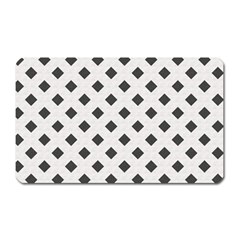 Spades Black And White Magnet (rectangular) by ConteMonfrey