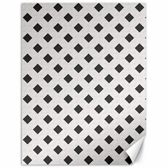 Spades Black And White Canvas 18  X 24  by ConteMonfrey