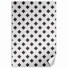 Spades Black And White Canvas 20  X 30  by ConteMonfrey