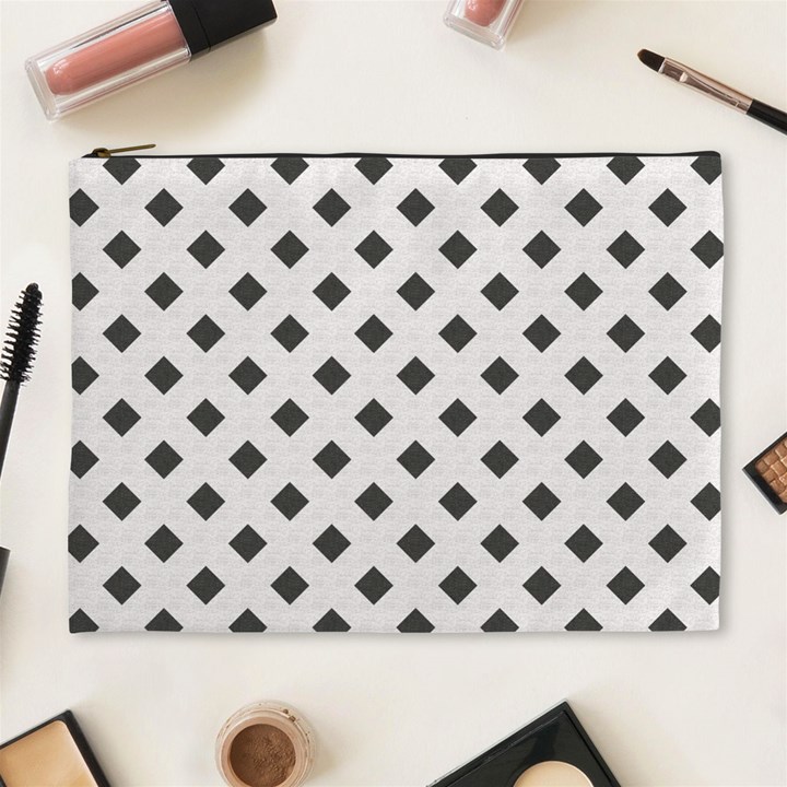 Spades Black And White Cosmetic Bag (XL)