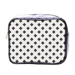 Spades Black And White Mini Toiletries Bag (one Side) by ConteMonfrey