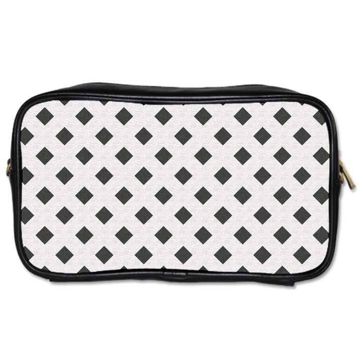 Spades Black And White Toiletries Bag (Two Sides)