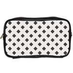 Spades Black And White Toiletries Bag (Two Sides) Back