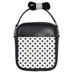 Spades Black And White Girls Sling Bag Front