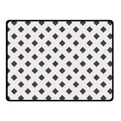 Spades Black And White Double Sided Fleece Blanket (small)  by ConteMonfrey