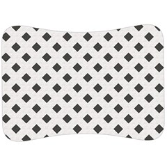 Spades Black And White Velour Seat Head Rest Cushion by ConteMonfrey