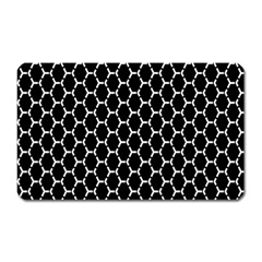 Abstract Beehive Black Magnet (rectangular) by ConteMonfrey