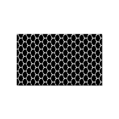 Abstract Beehive Black Sticker Rectangular (10 Pack) by ConteMonfrey