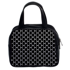 Abstract Beehive Black Classic Handbag (two Sides) by ConteMonfrey