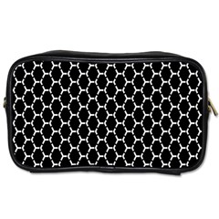 Abstract Beehive Black Toiletries Bag (one Side) by ConteMonfrey