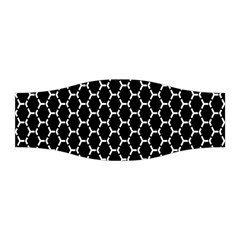 Abstract Beehive Black Stretchable Headband by ConteMonfrey