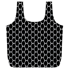 Abstract Beehive Black Full Print Recycle Bag (xxxl) by ConteMonfrey