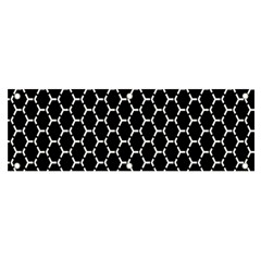 Abstract Beehive Black Banner And Sign 6  X 2 