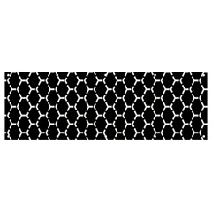 Abstract Beehive Black Banner And Sign 12  X 4 