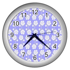 Spring Happiness Wall Clock (silver) by ConteMonfrey