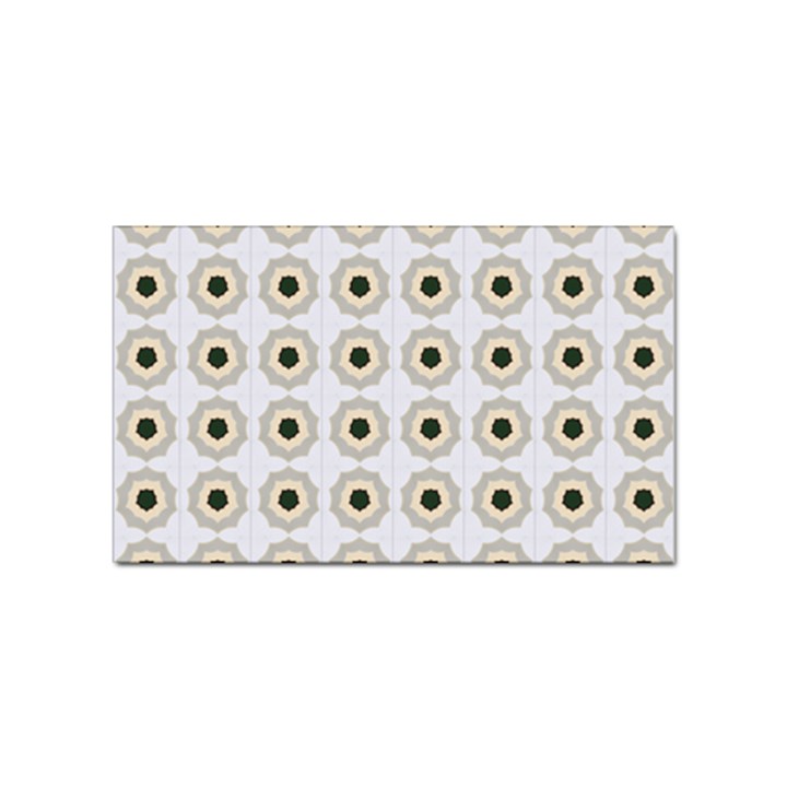 Abstract Blossom Sticker Rectangular (100 pack)