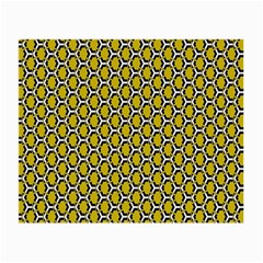 Abstract Beehive Yellow  Small Glasses Cloth by ConteMonfrey