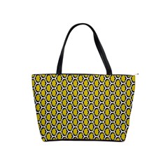 Abstract Beehive Yellow  Classic Shoulder Handbag by ConteMonfrey